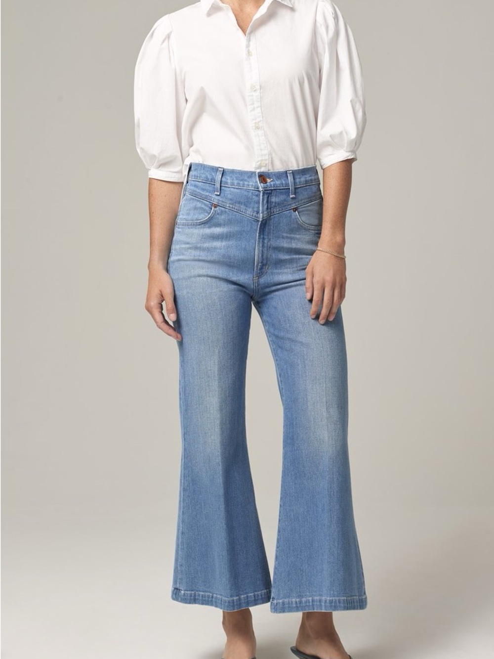 Citizens Of Humanity Yoke Bell 70’s High-Rise Wide-Leg Jeans